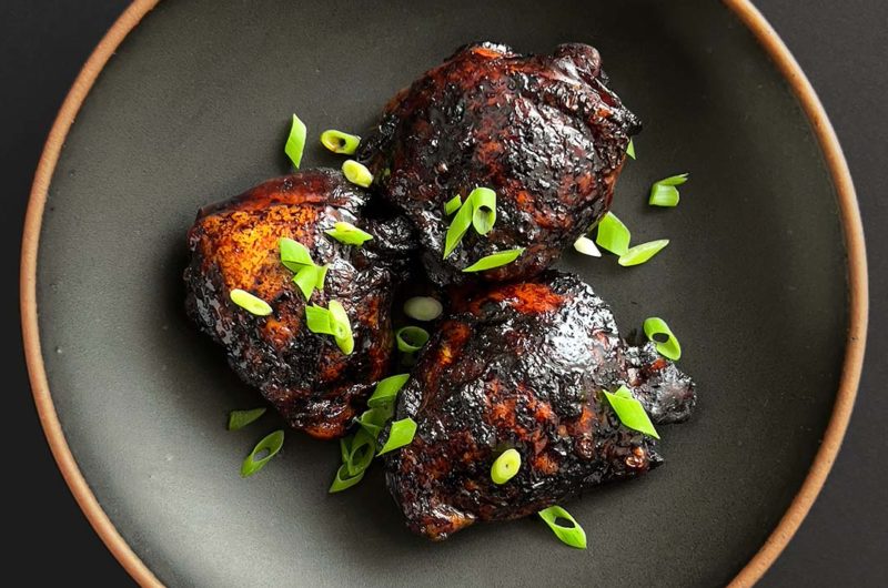 Adobo-Inspired Chicken Braised in Dark Soy Sauce