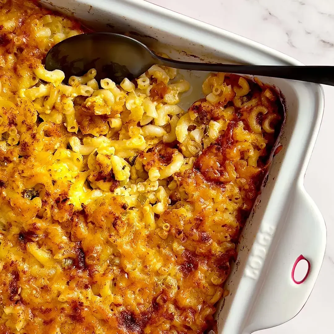 Macaroni and Cheese with Scallions