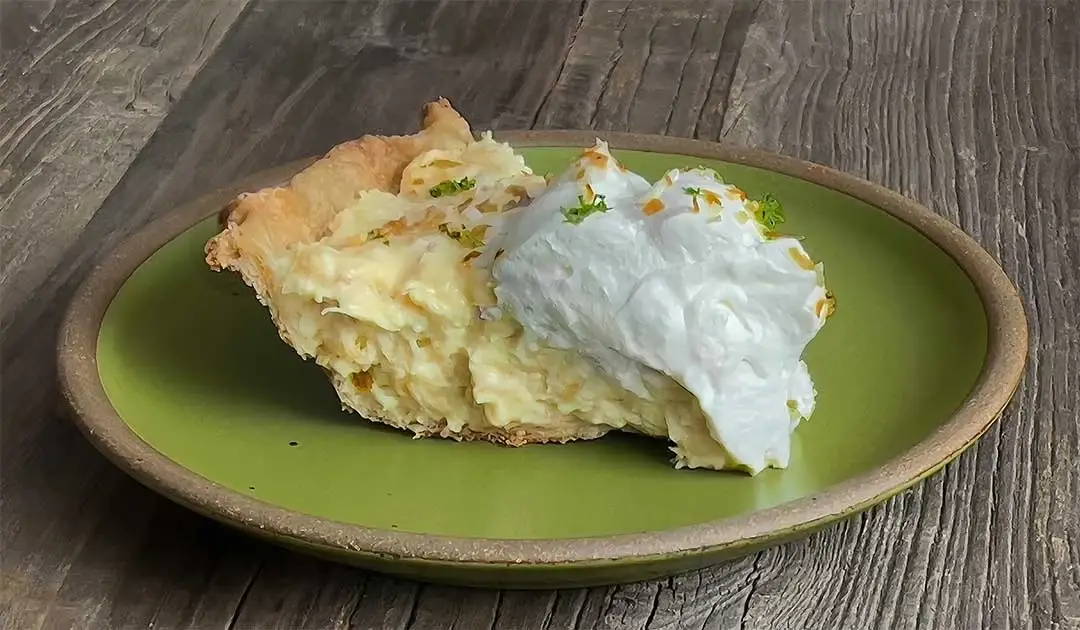 Slice of Renee's Tropical Coconut Cream Pie