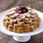 Blackberry, Raspberry, and St. Germain Bundt Cake