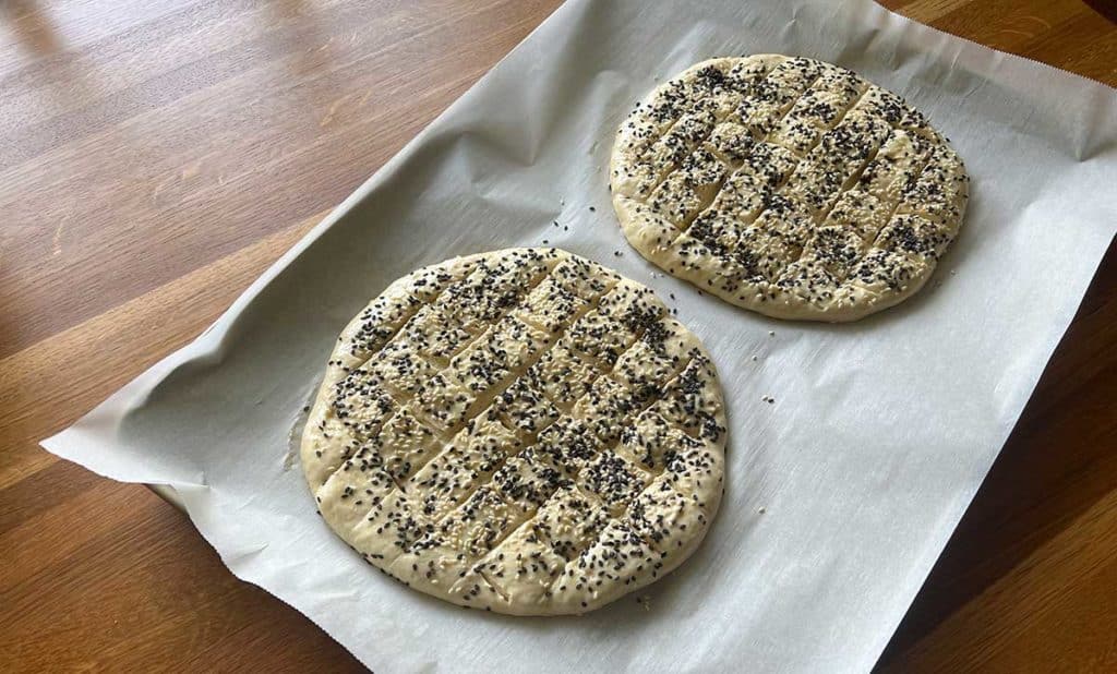 Prepared and Seeded Dough