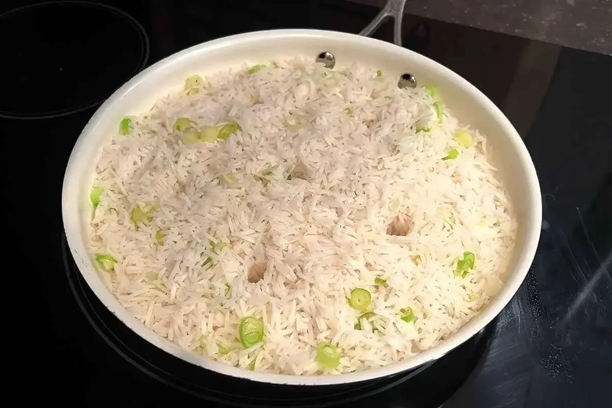 Tahdig Rice Cooking