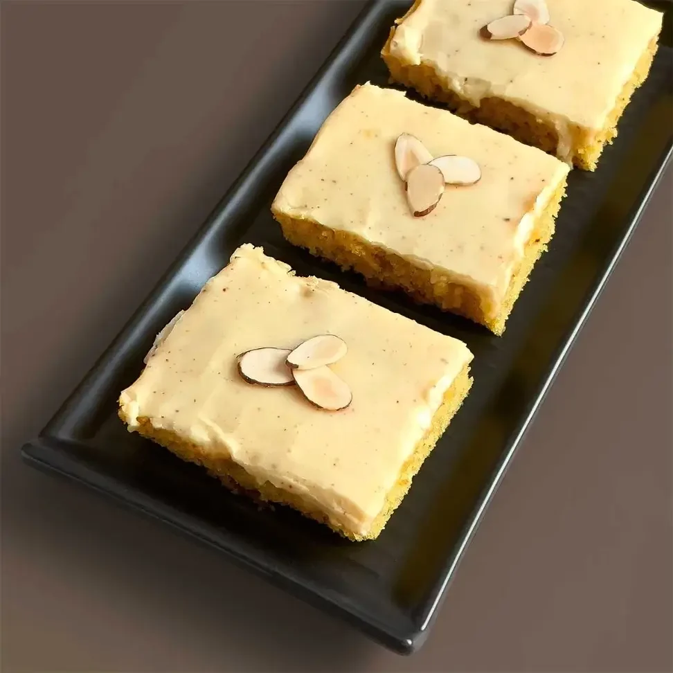 Brown Butter, Peach, and Buttermilk Sheet Cake