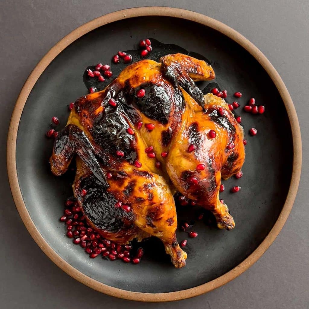 Roast Chicken with Pomegranate Molasses The Salted Potato from Renée