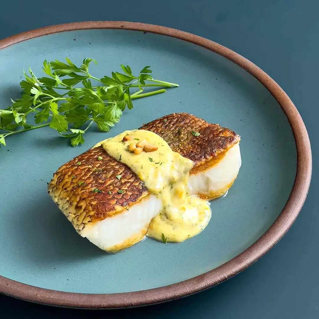Chilean Sea Bass with Orange Béarnaise Sauce