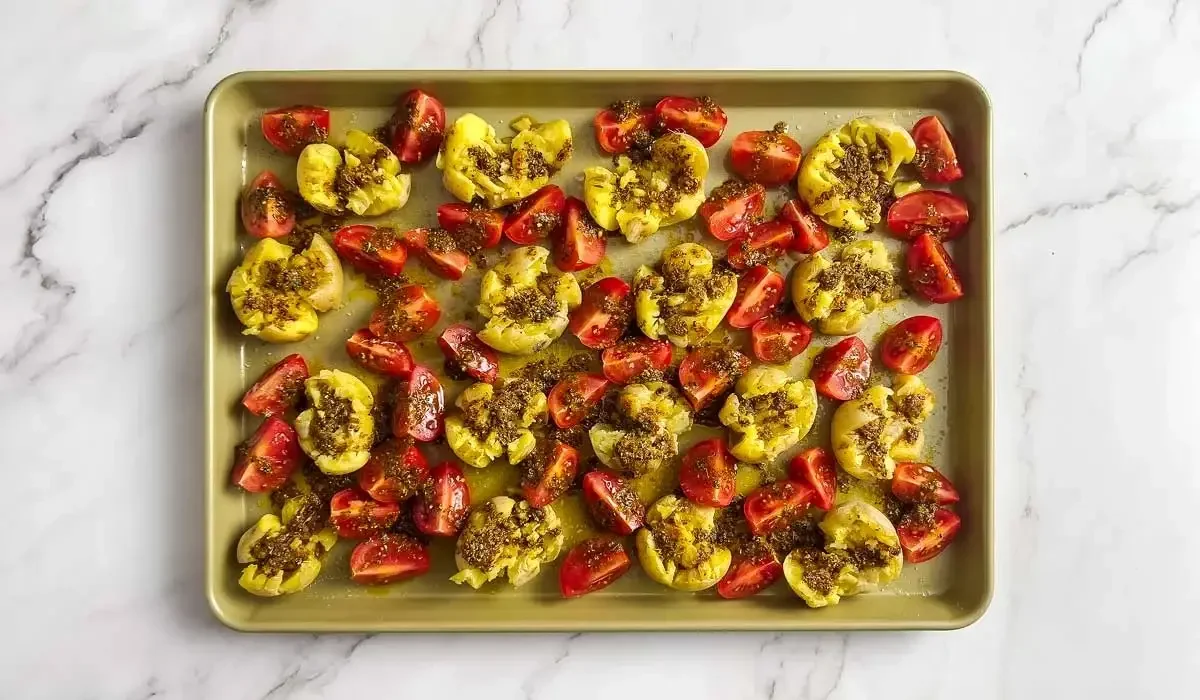 Seasoned Tomatoes and Potatoes