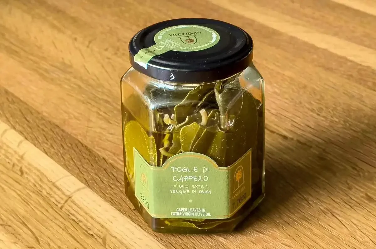 Caper Leaves in Olive Oil