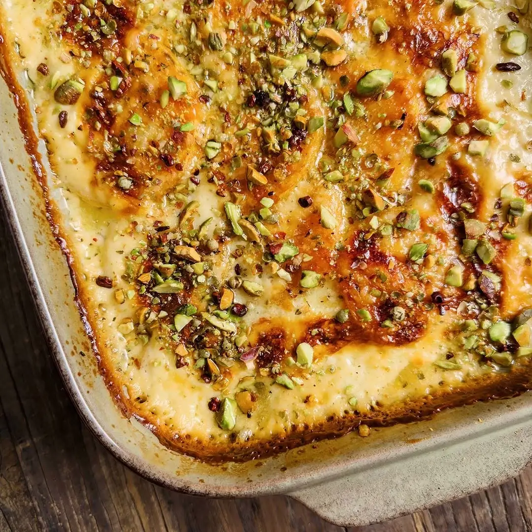 Sweet Potatoes Au Gratin