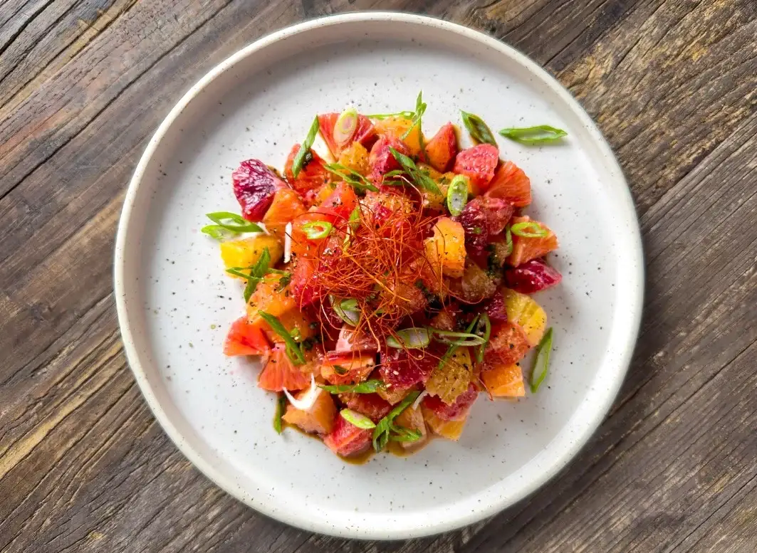 Blood Orange Salad with Soy and Sesame Dressing