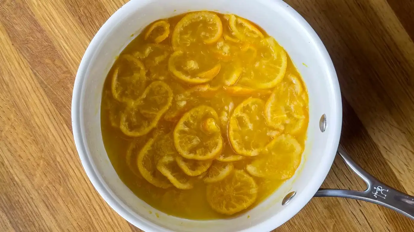 Cooked Orange Slices