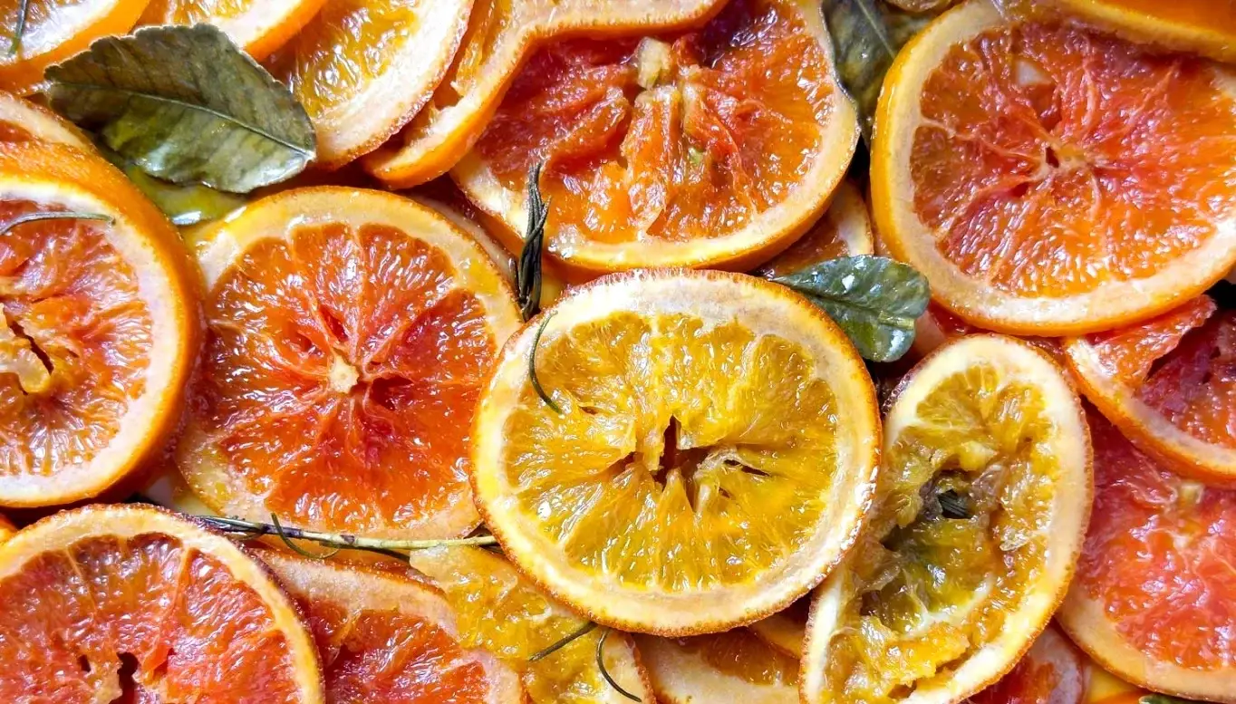 Roasted Orage Slices