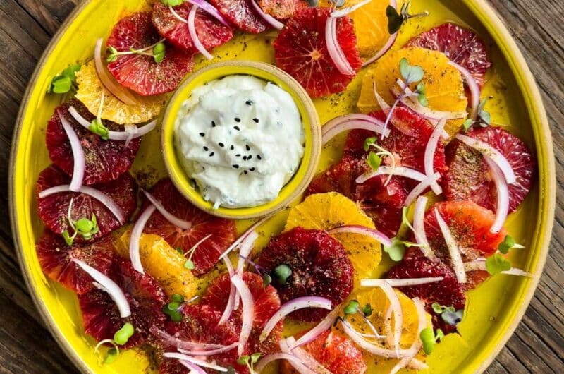 Blood Orange Salad with Creamy Whipped Dressing