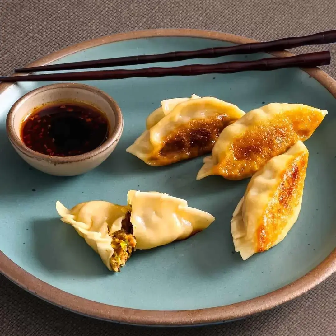 Pork and Black Garlic Dumplings