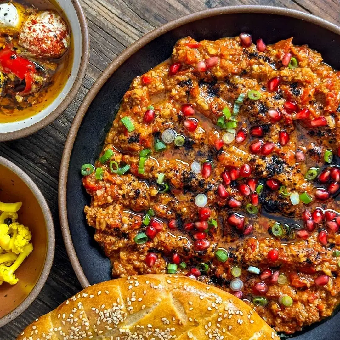 Roasted Red Pepper and Walnut Dip 