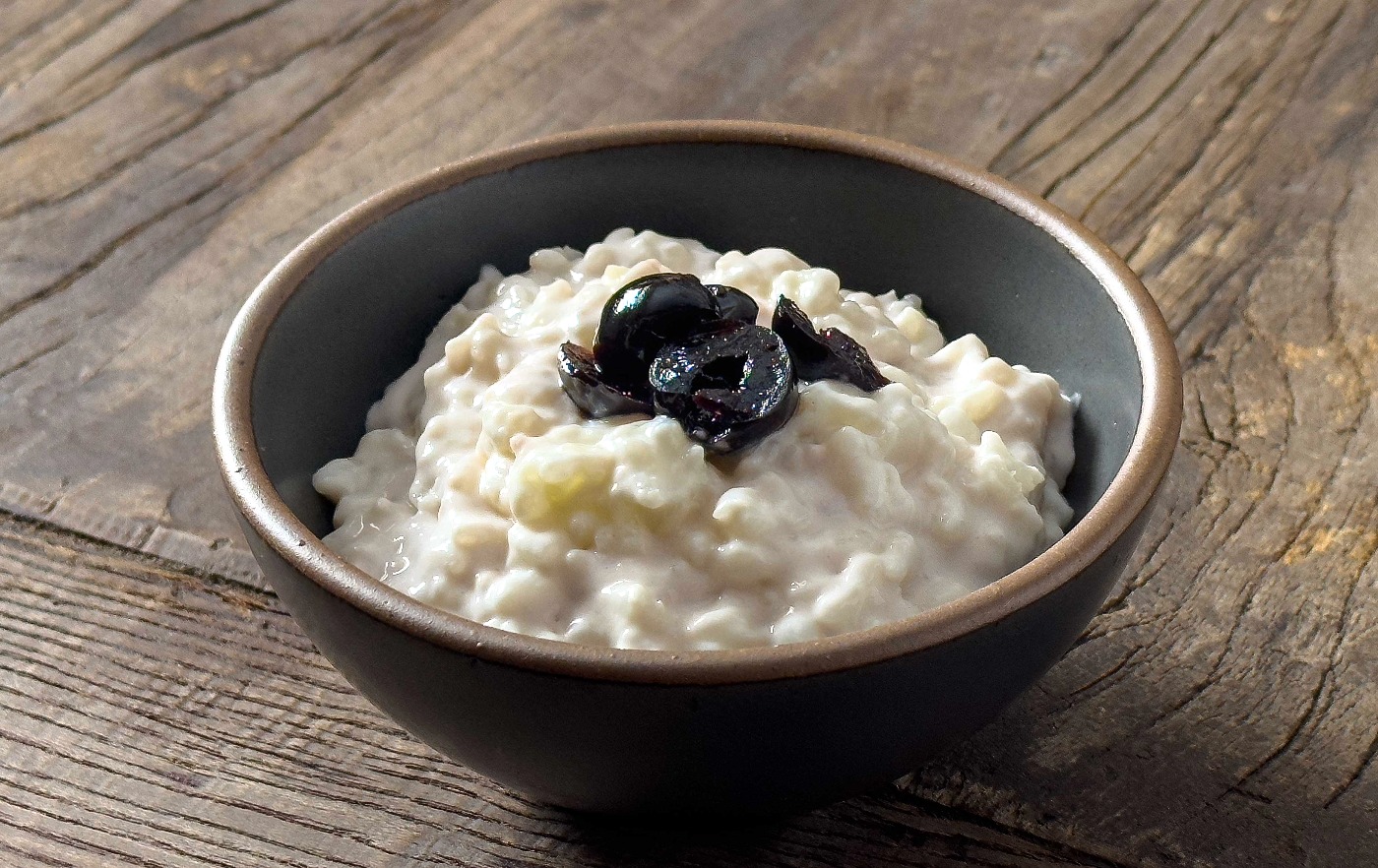 Rice Pudding with Cherries
