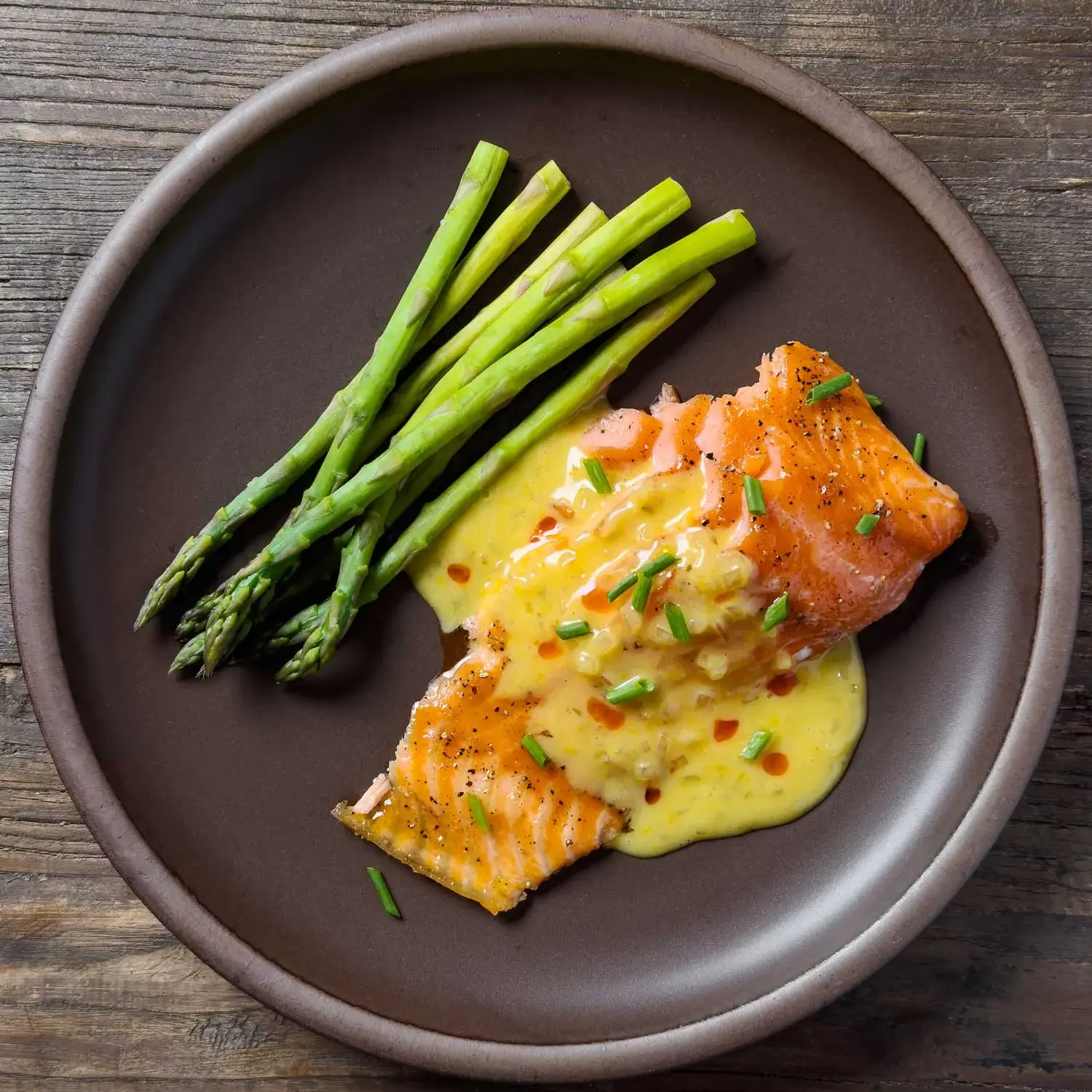 Steelhead Trout with Orange Beurre Blanc and Chili Oil