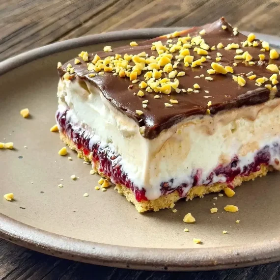 No-Bake 4-Layer Ice Cream Dessert