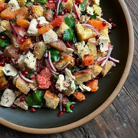 Panzanella with Assorted Citrus and Tuna