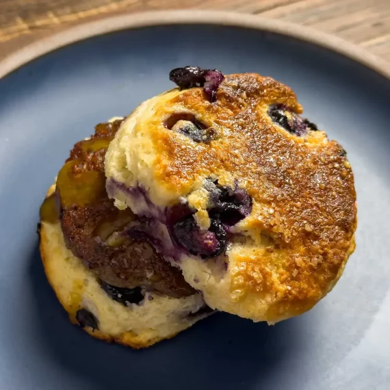 blueberry_sausage_biscuits_miso_maple_sauce_1500