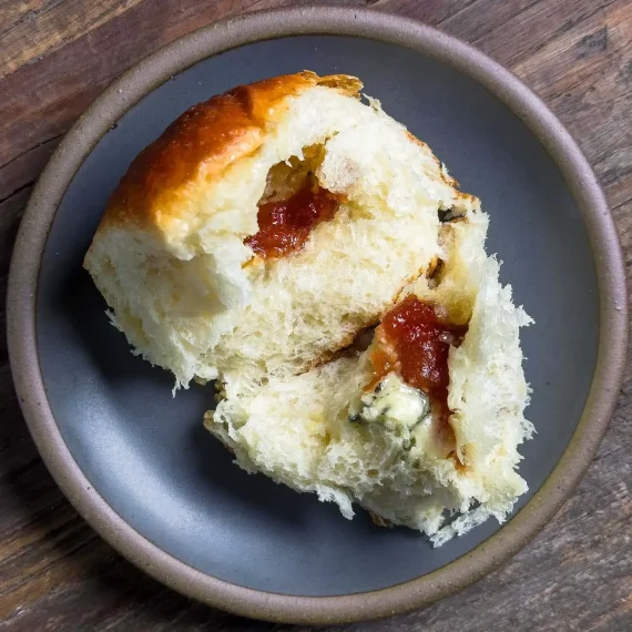 Cheese and Quince Dinner Rolls