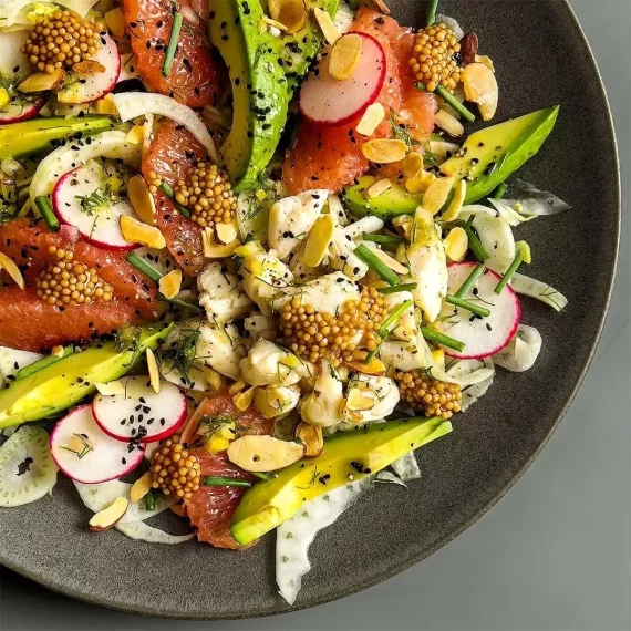 Lump Crabmeat, Fennel, and Grapefruit Salad