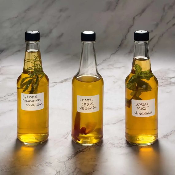 garden herb vinegars