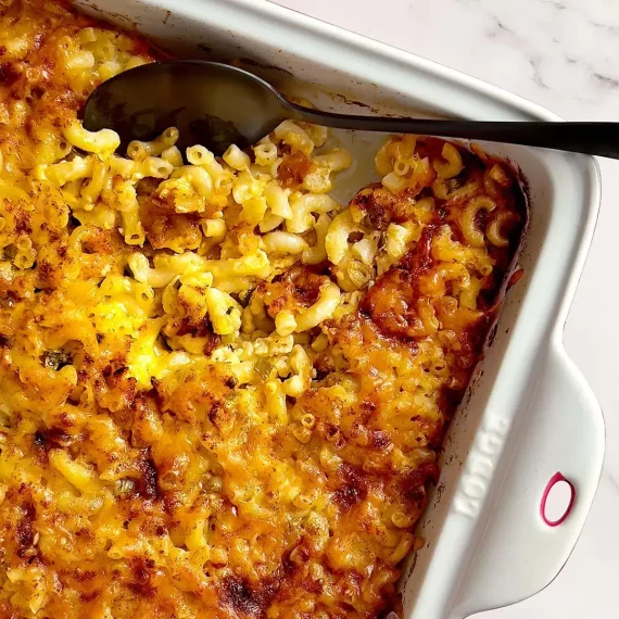 Macaroni and Cheese with Scallions