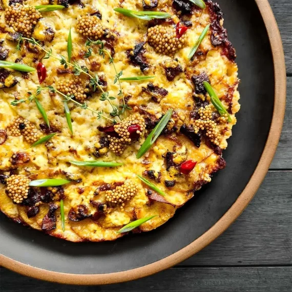 Bacon, Potato, and Cheddar Tart