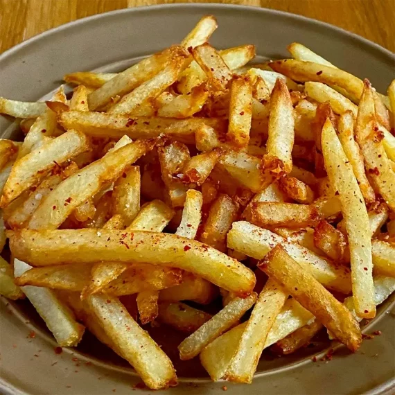 Perfect Twice Fried French Fries - The Salted Potato from Renée Robinson